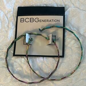BCBGeneration RAINBOW COLOR HOOPS‎